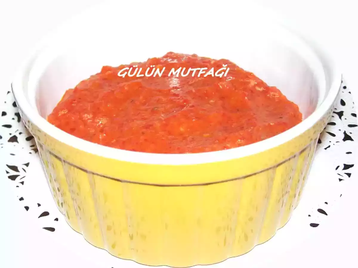 AJVAR SOS, KÖZ PATLICAN VE KIRMIZI BİBER SOS
