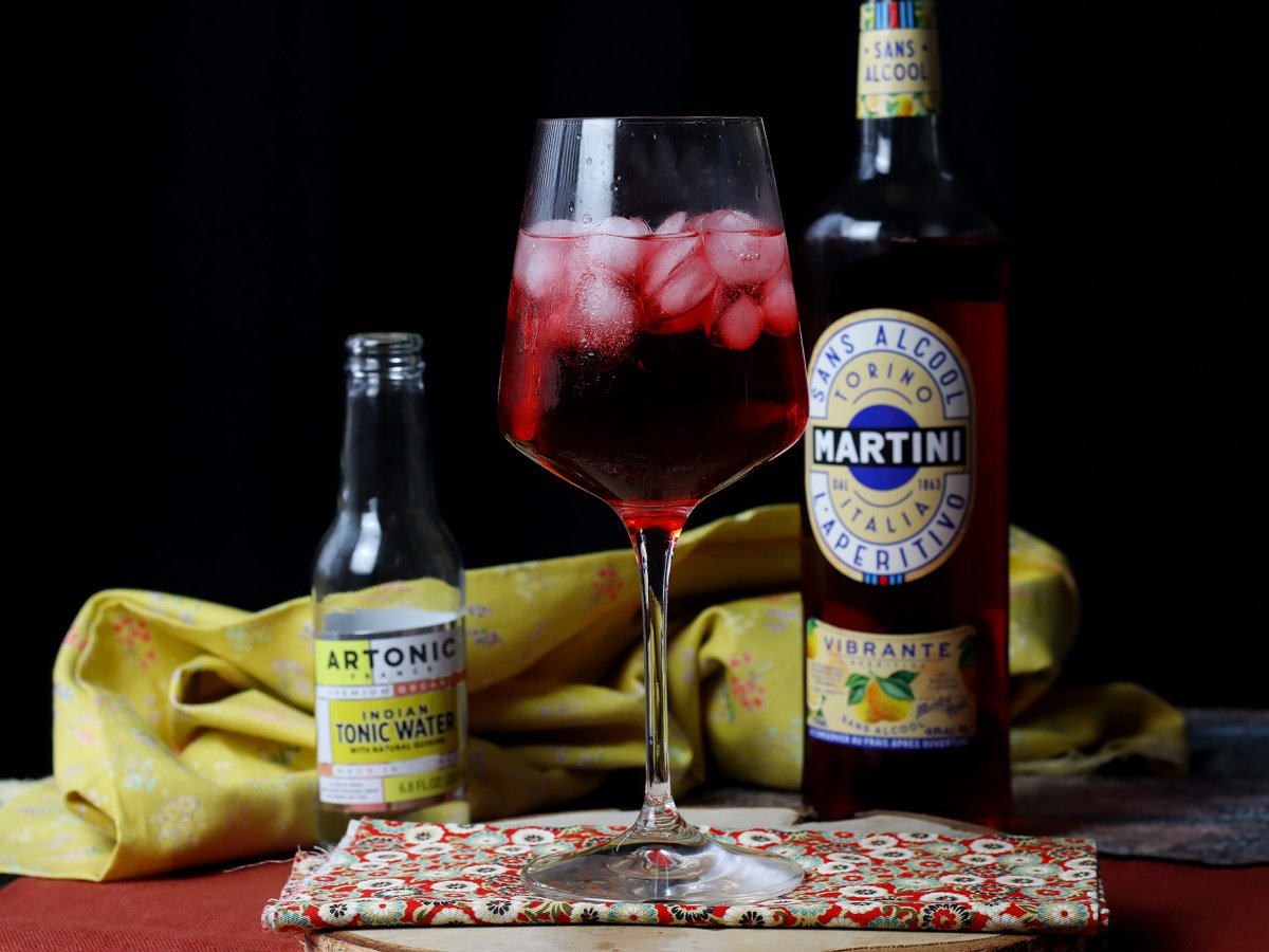 Alkolsüz martini tonik, taze, meyveli kokteyl! - fotoğraf 3