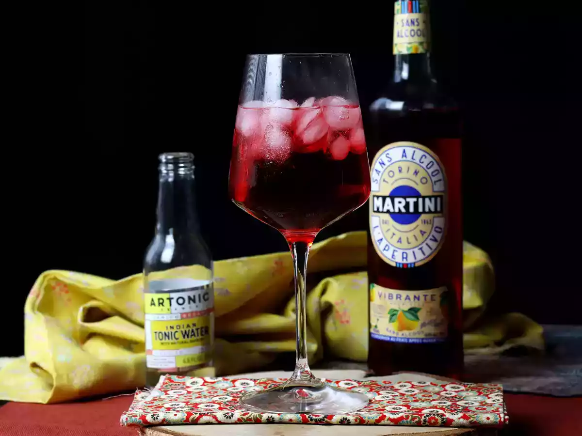Alkolsüz martini tonik, taze, meyveli kokteyl! - fotoğraf 3