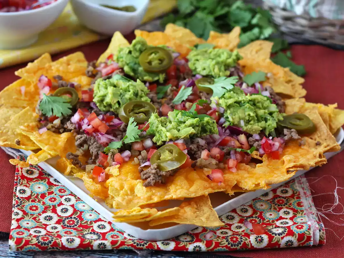 Aperatif bir akşam yemeği için mükemmel nachos! - fotoğraf 3