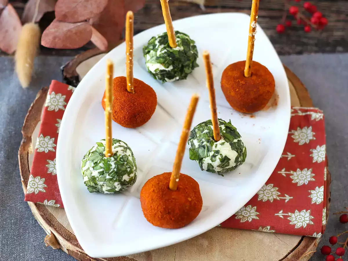 Aperatifler için peynir topları - fotoğraf 7