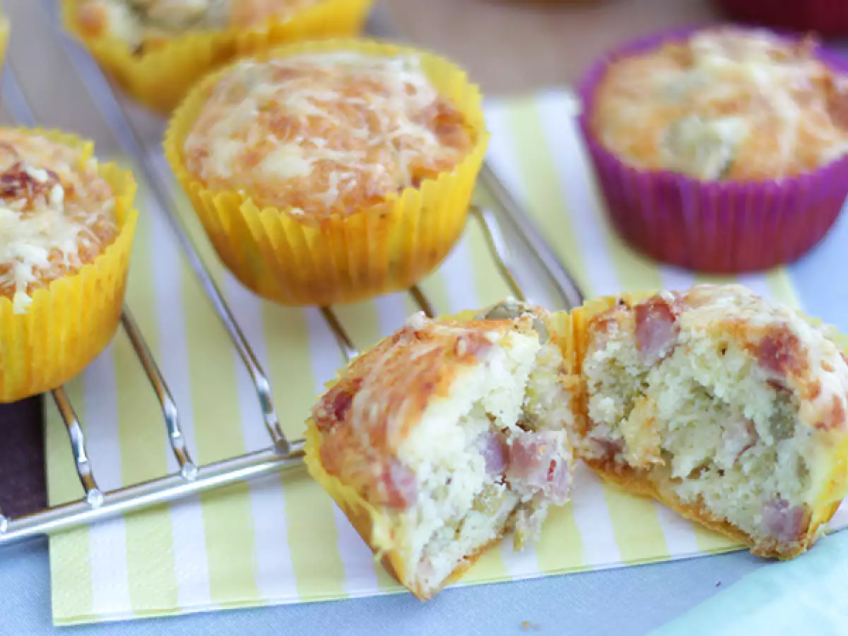 Aperatifler İçin Tuzlu Muffin - fotoğraf 3