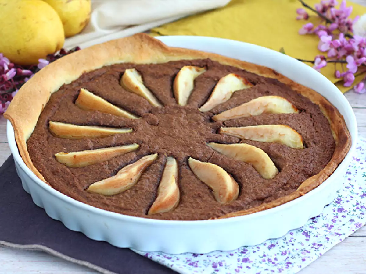 Armutlu ve çikolatalı tart - fotoğraf 3