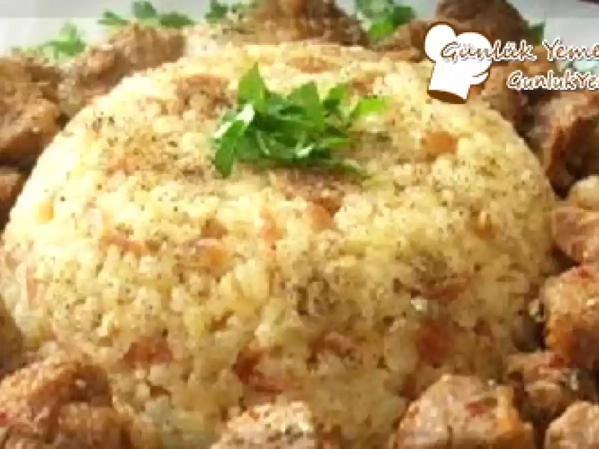 Arpacık Soğanlı Pilav Tarifi (6 Kişilik)