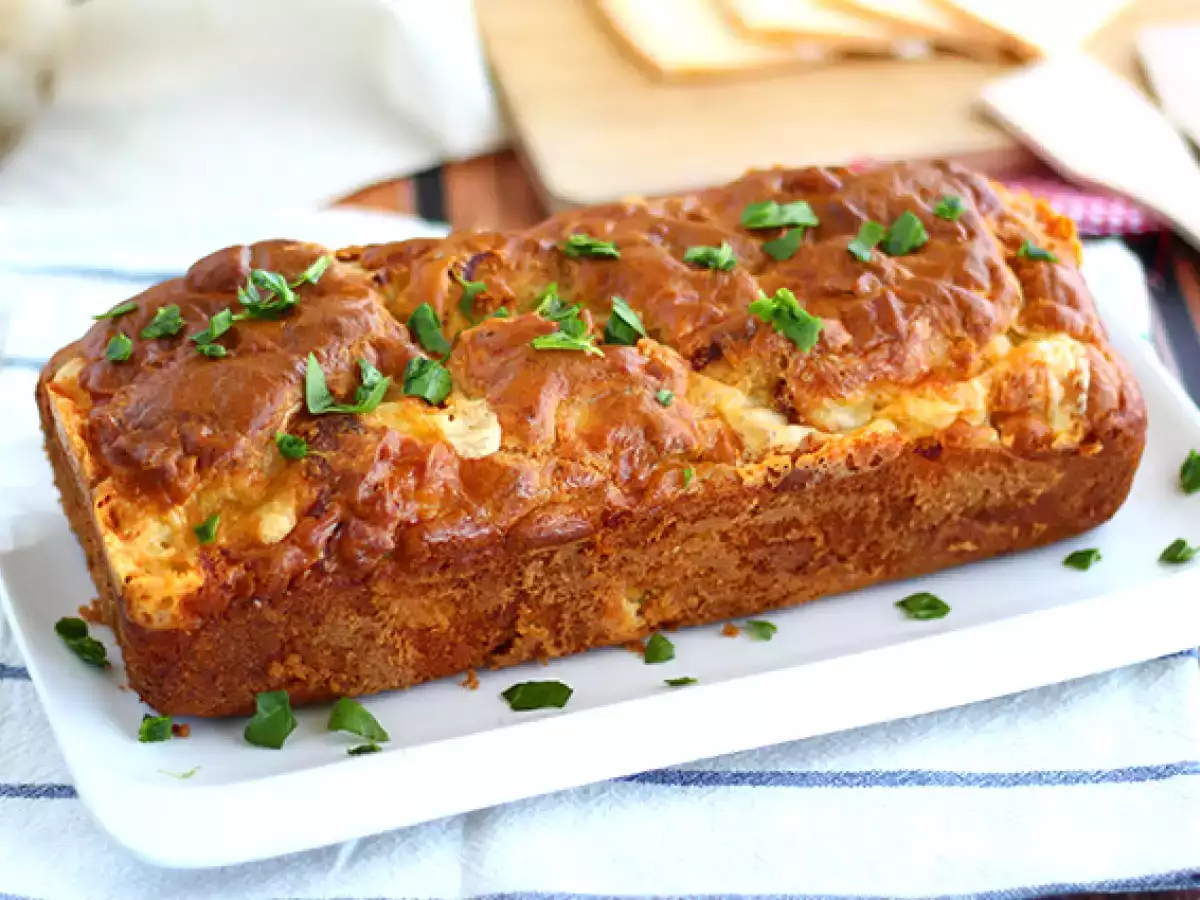 Artan raclette peyniri ile kek - fotoğraf 2