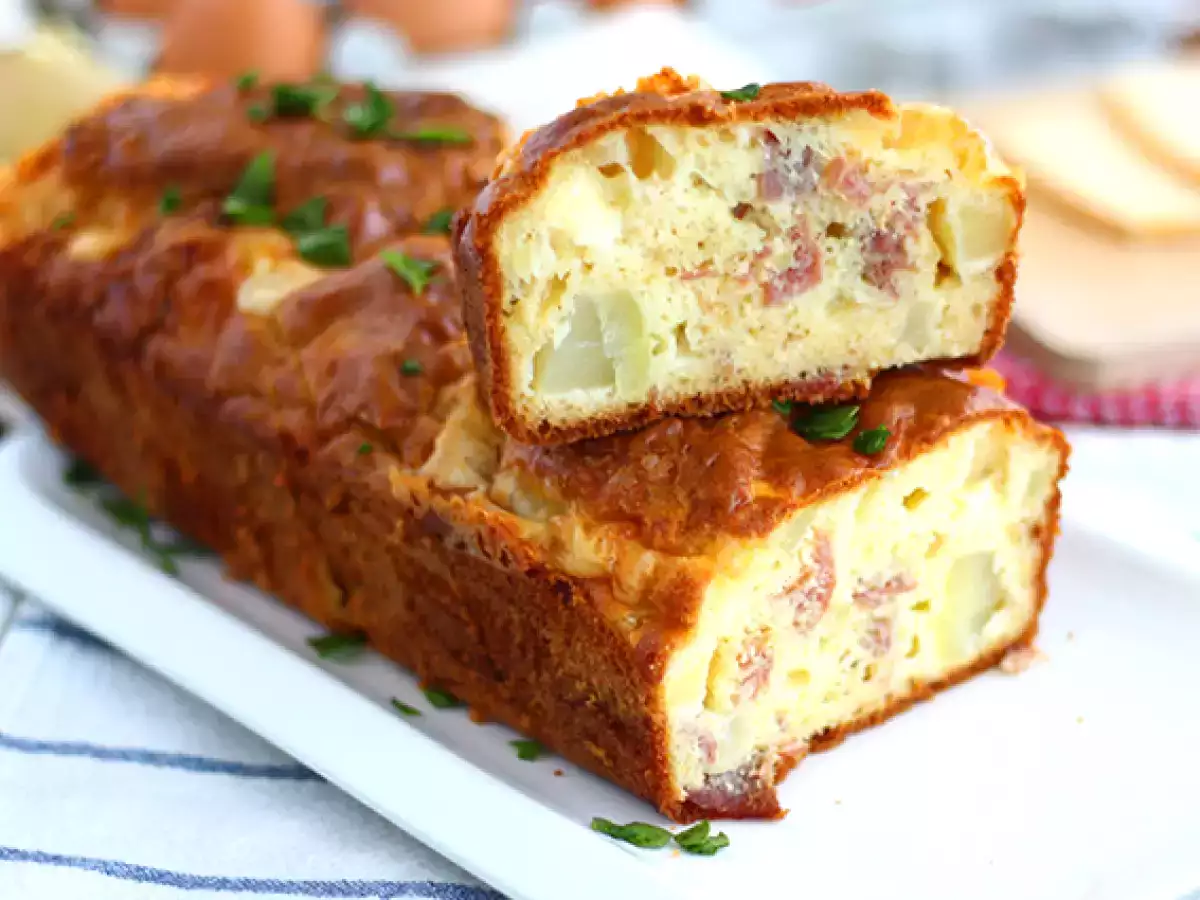Artan raclette peyniri ile kek - fotoğraf 4