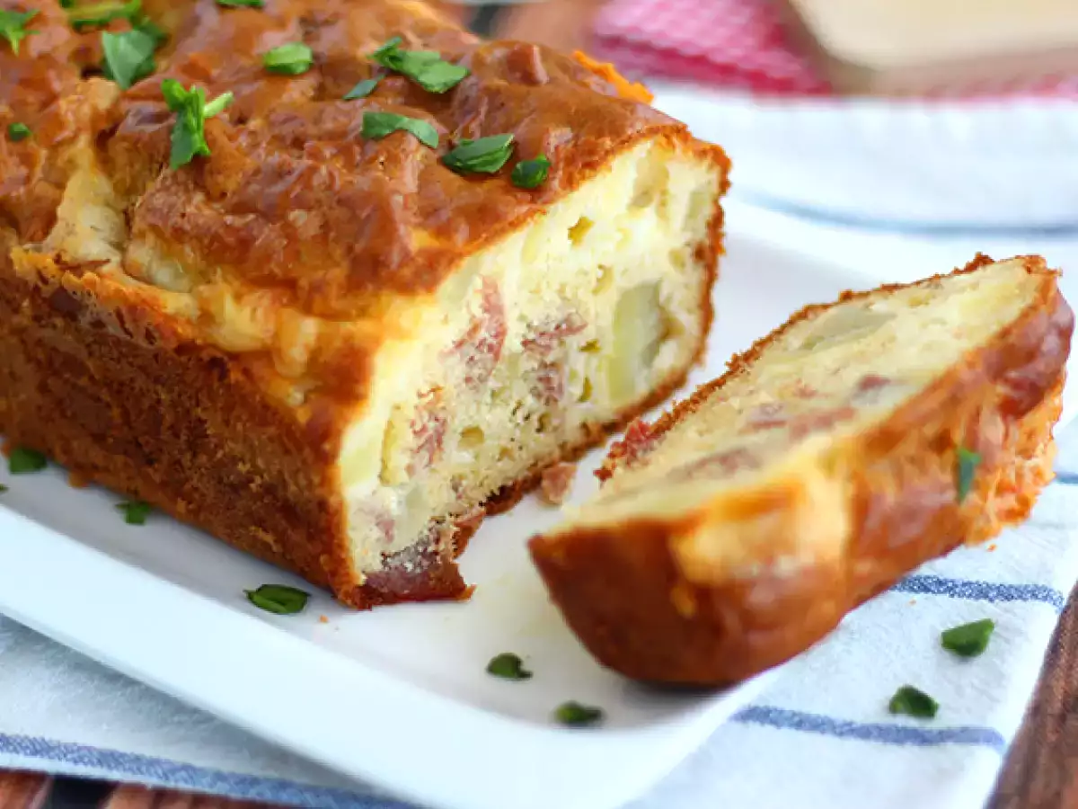 Artan Raclette Peyniriyle Tuzlu Kek - fotoğraf 3