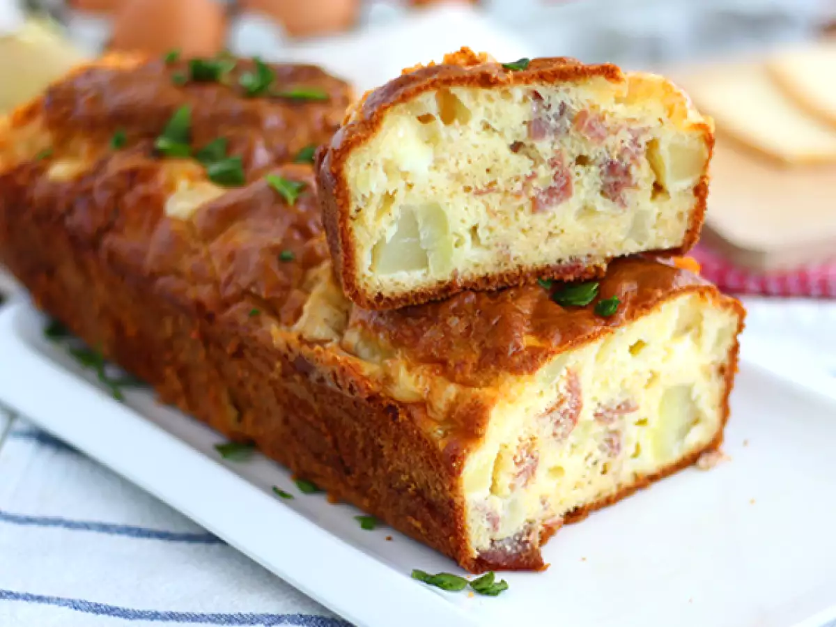 Artan Raclette Peyniriyle Tuzlu Kek - fotoğraf 4