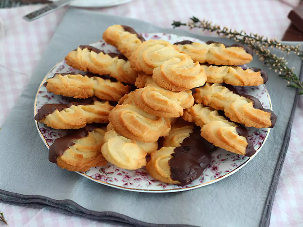 Atıştırmalık için Spritz kurabiyeleri - fotoğraf 5