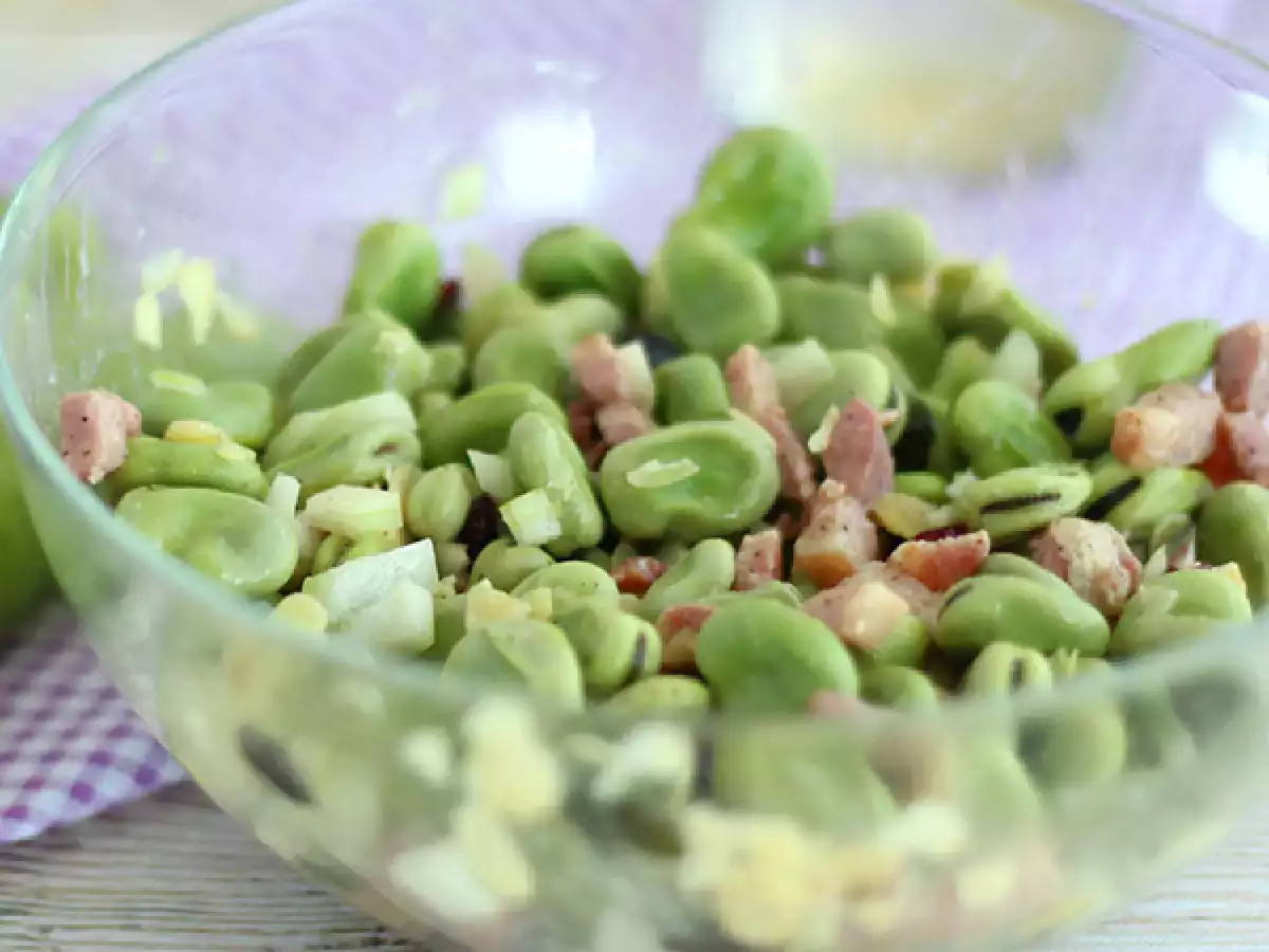 Baconlu Bakla Salatası - fotoğraf 2