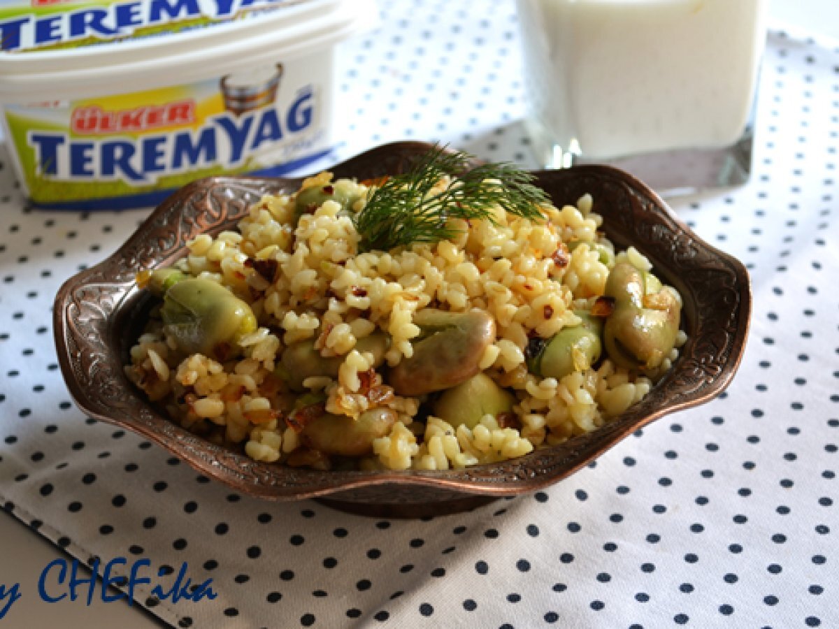 Baklalı Bulgur Pilavı