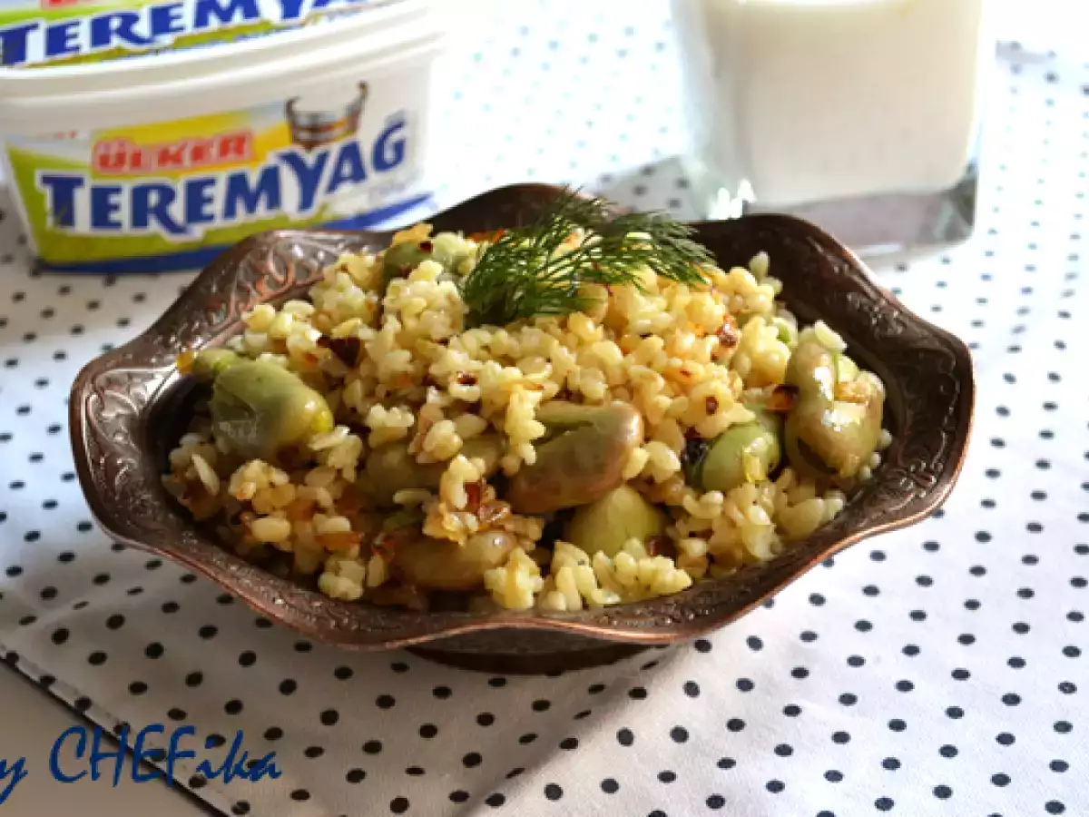 Baklalı Bulgur Pilavı