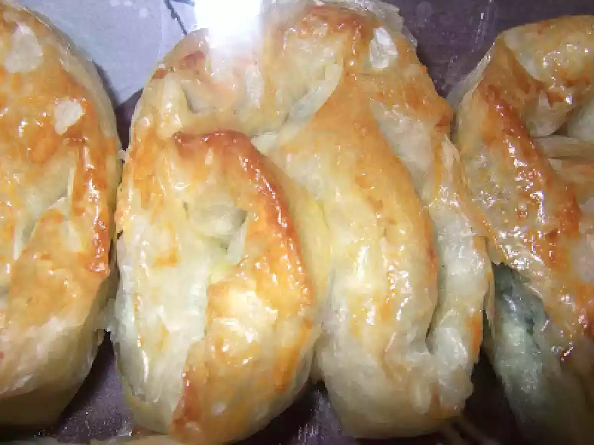 Baklava yufkasından kabaklı börek - fotoğraf 2