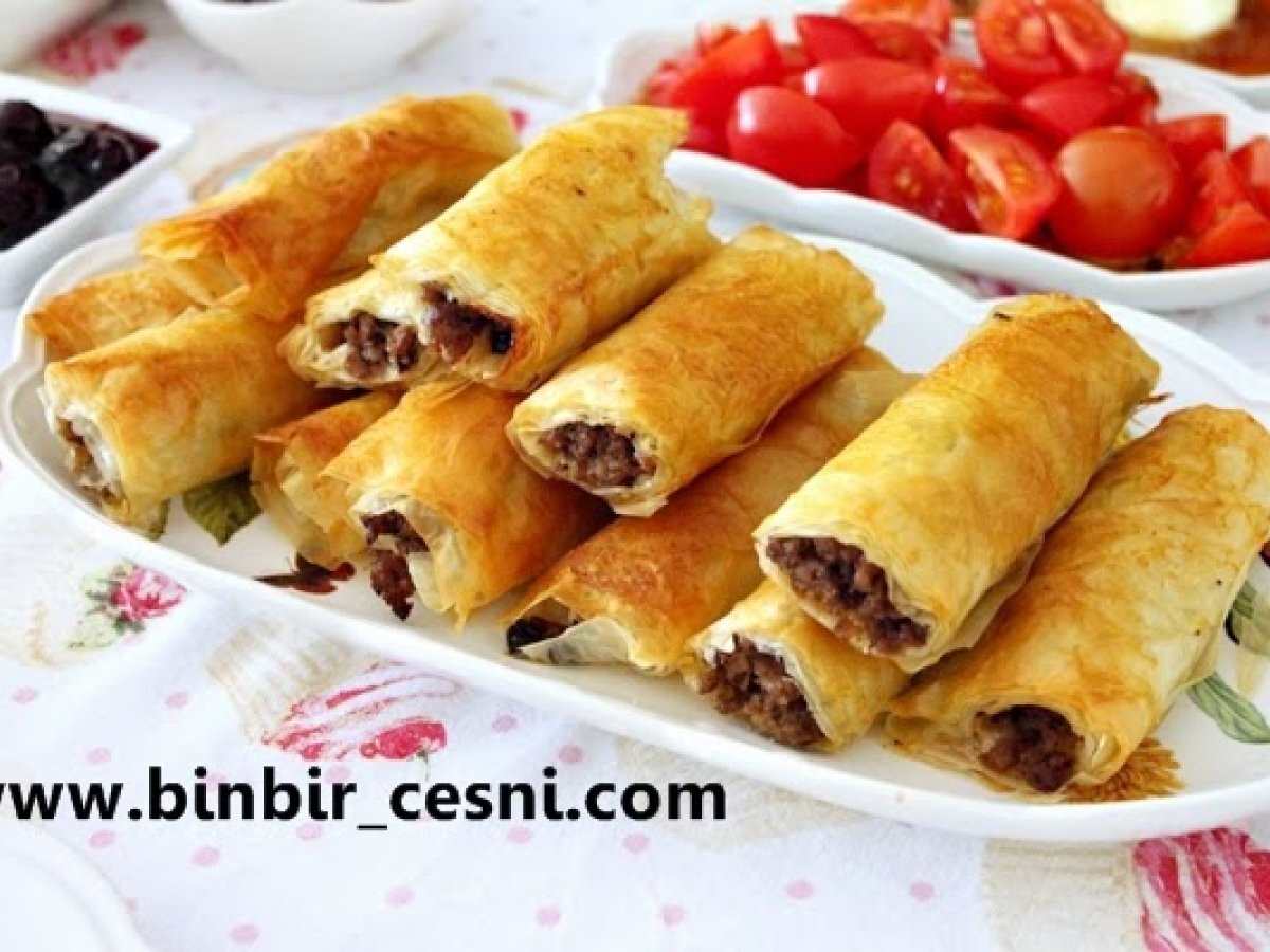 Baklava Yufkasından Sarıyer Böreği ve Sonbahar Kahvaltısı Sofrası