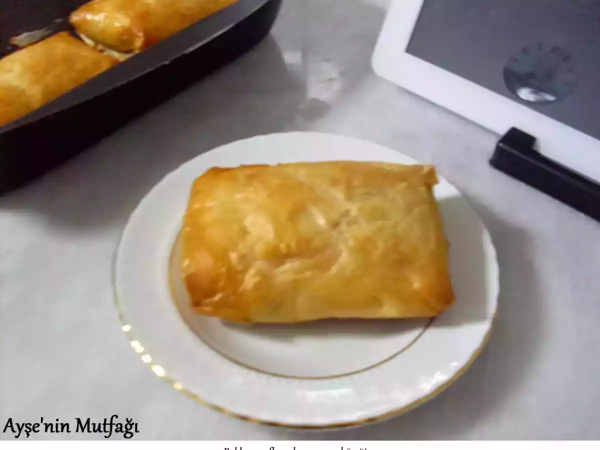 Baklava yufkasiyla pacanga boregi-pacanga boregi