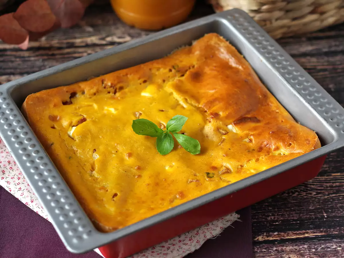 Balkabaklı, jambonlu ve feta peynirli tuzlu brownie: Çorba artığını değerlendirmek için mükemmel tarif! - fotoğraf 2