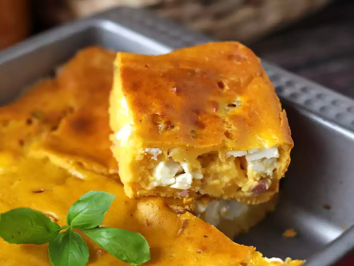 Balkabaklı, jambonlu ve feta peynirli tuzlu brownie: Çorba artığını değerlendirmek için mükemmel tarif! - fotoğraf 3