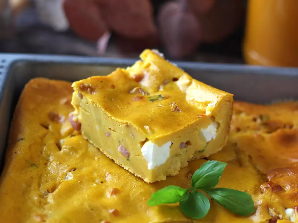 Balkabaklı tuzlu jambonlu ve beyaz peynirli brownie: geri dönüşüm çorbası için mükemmel tarif! - fotoğraf 7