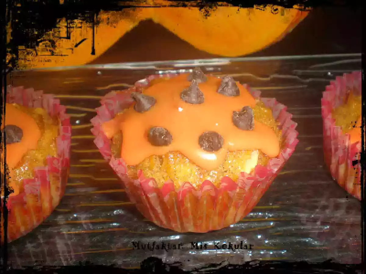 Balkabakli Ve File Bademli Muffin'cikler - fotoğraf 2