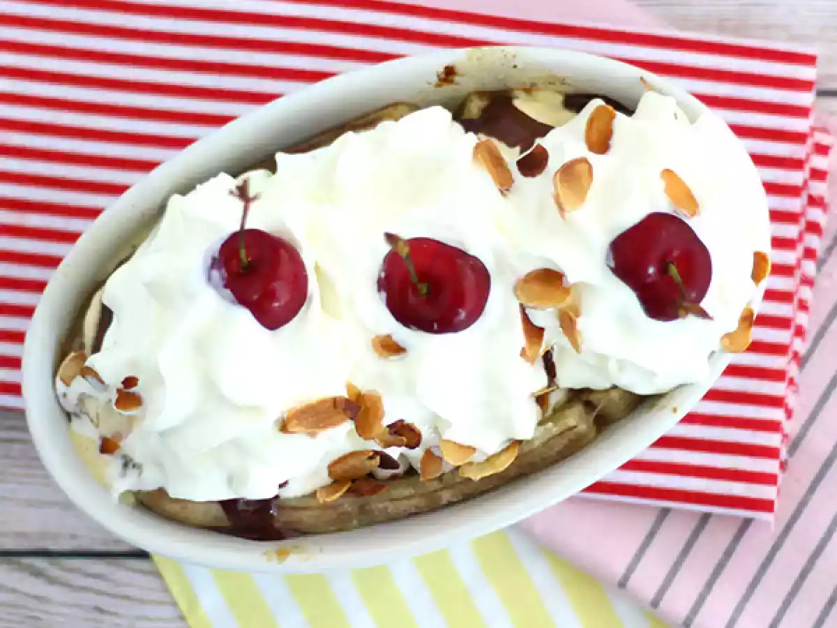 Banana Split, ünlü dondurulmuş tatlı - fotoğraf 2