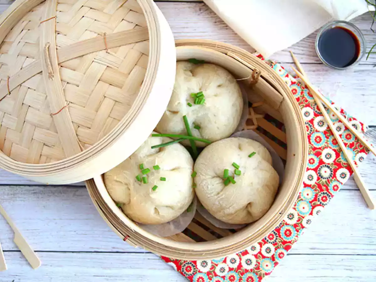 Banh Bao, küçük buharda pişmiş çörekler