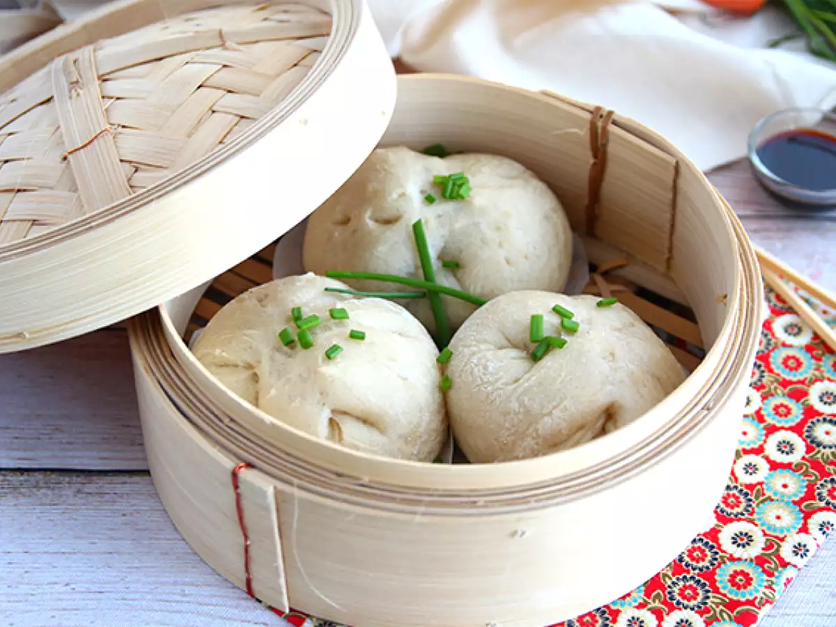 Banh Bao, küçük buharda pişmiş çörekler - fotoğraf 2