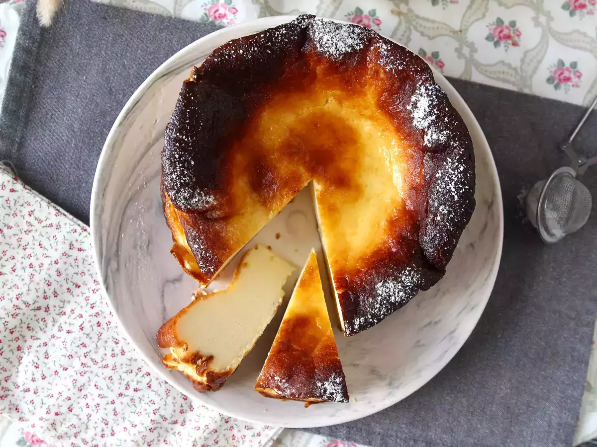 Bask usulü cheesecake - fotoğraf 4