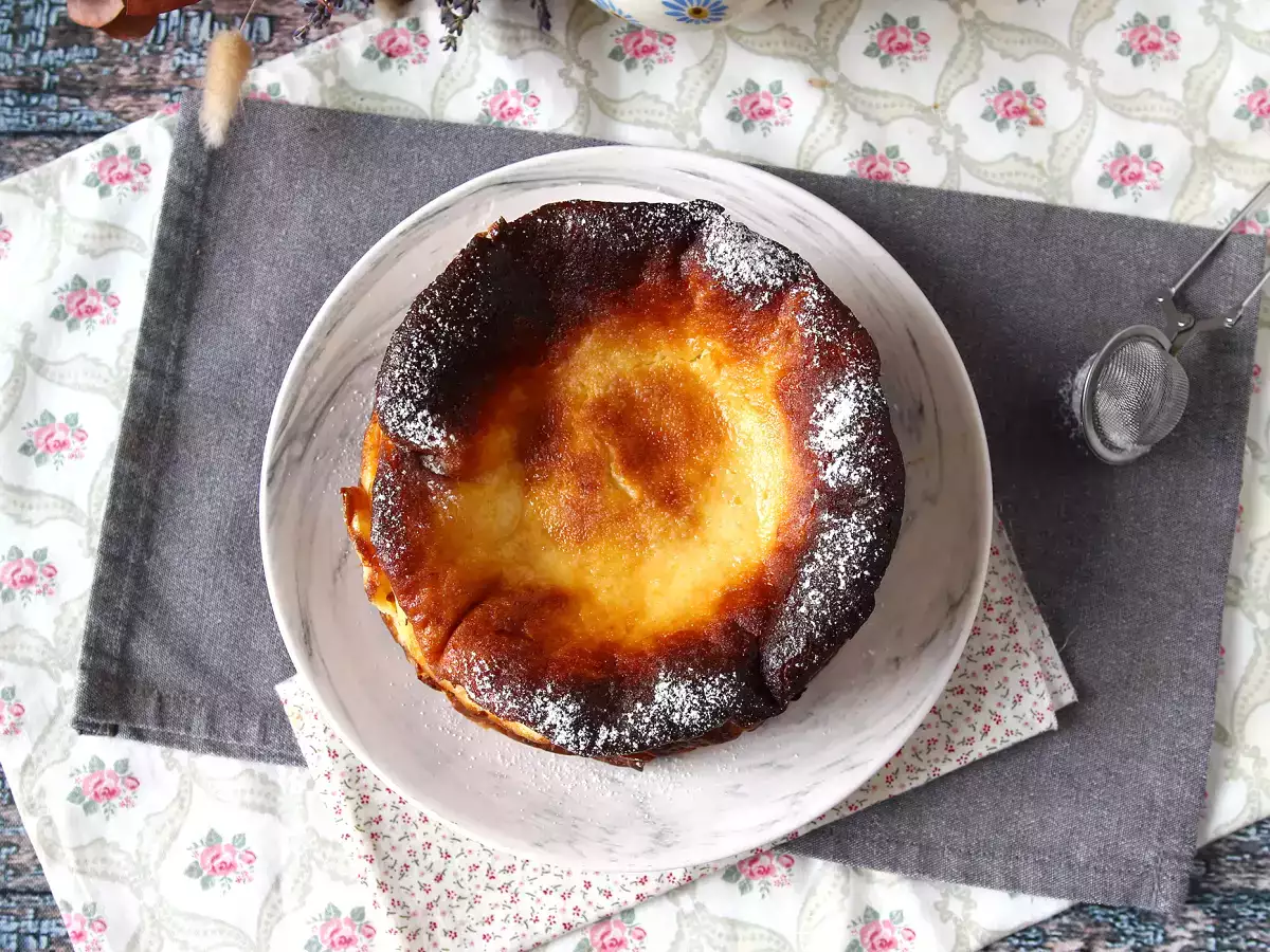 Bask usulü cheesecake - fotoğraf 5