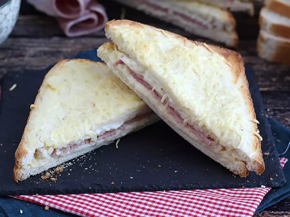 Beşamel soslu gurme croque-monsieur