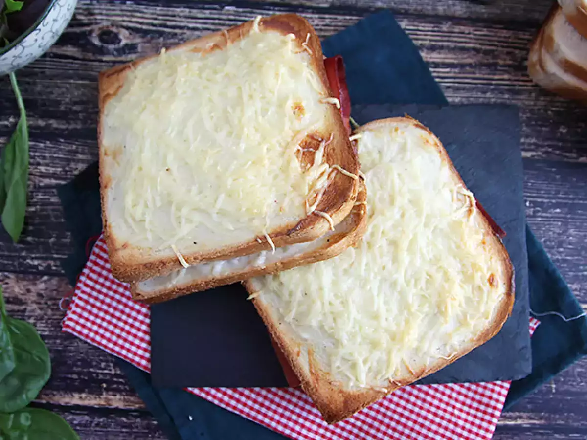 Beşamel soslu gurme croque-monsieur - fotoğraf 4
