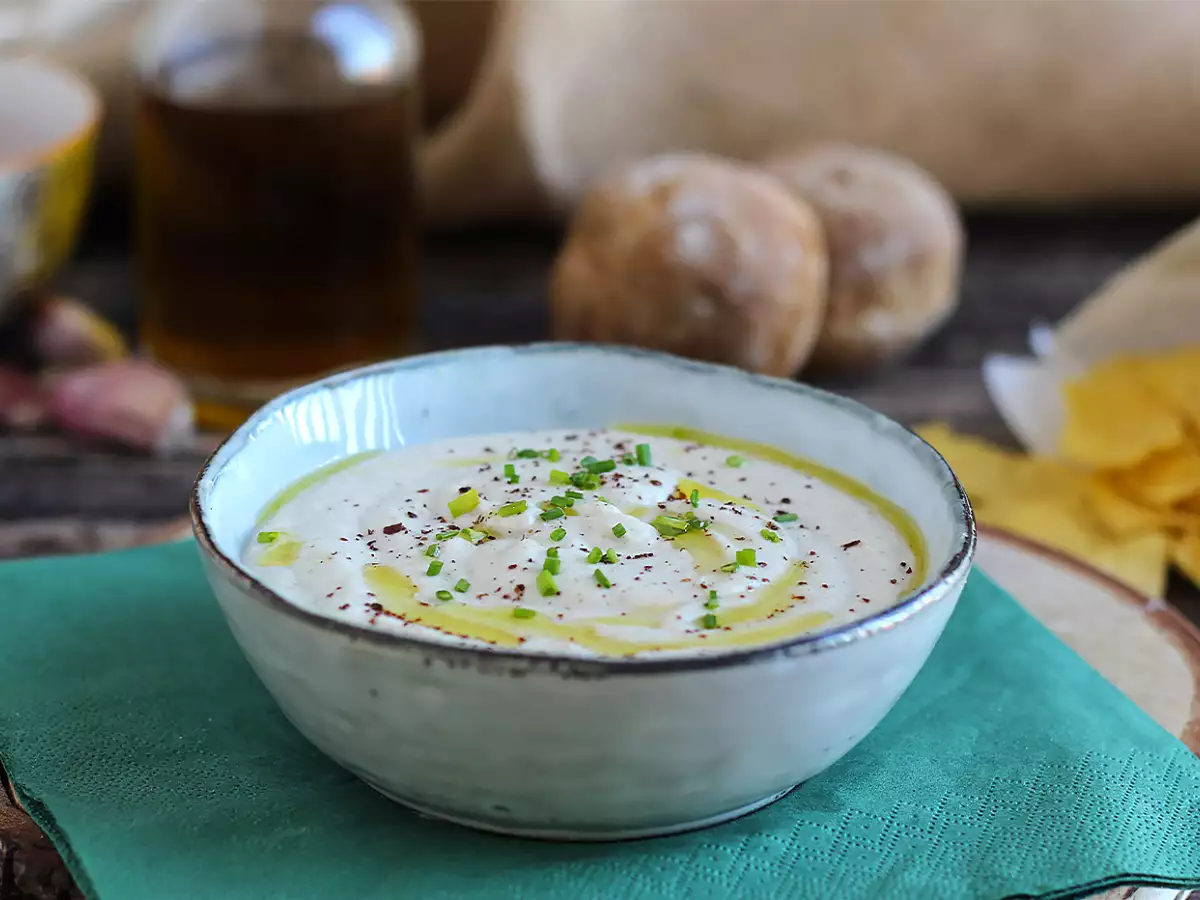 Beyaz fasulye ve hindistan cevizi sütlü humus - fotoğraf 4