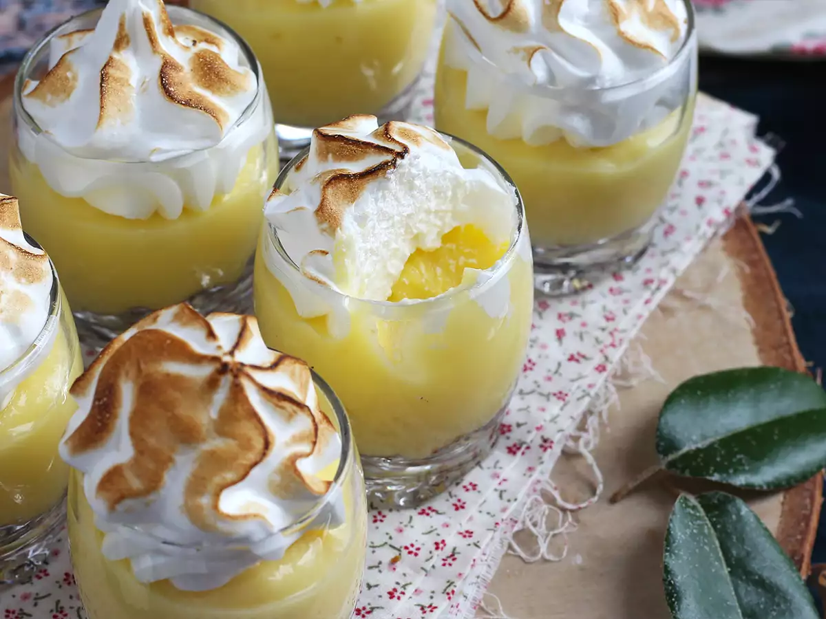 Beze Kaplı Limon Tartı Kupları - fotoğraf 3