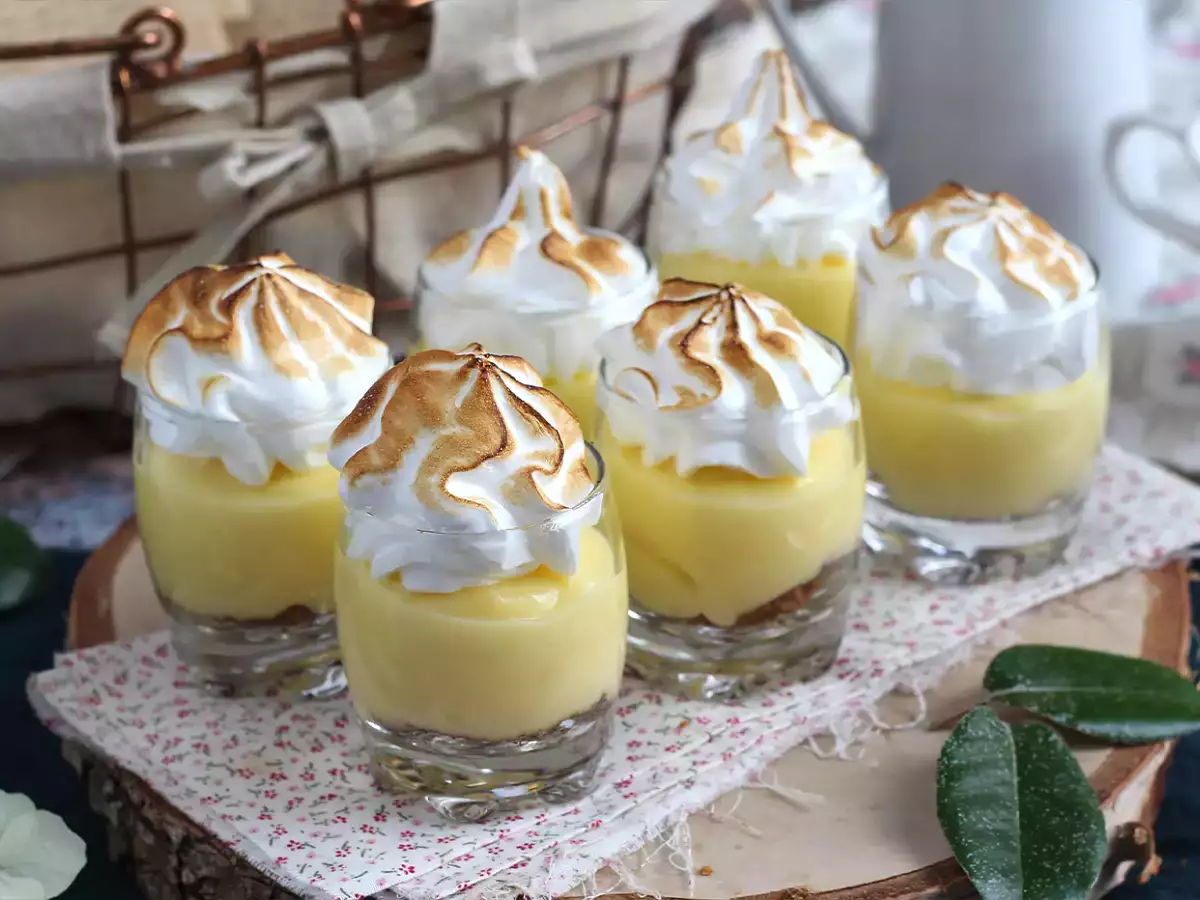 Beze Kaplı Limon Tartı Kupları - fotoğraf 4