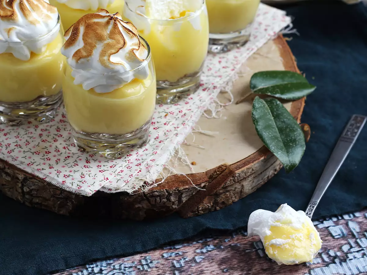 Beze Kaplı Limon Tartı Kupları - fotoğraf 5