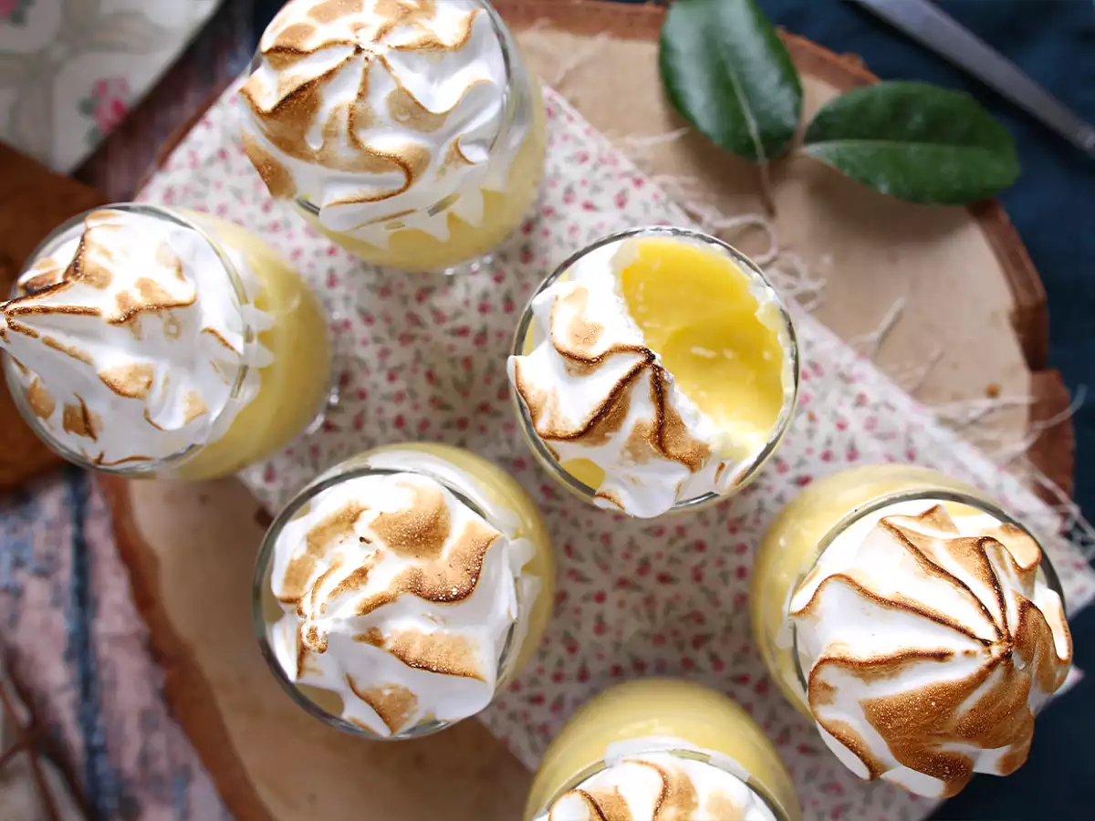 Beze Kaplı Limon Tartı Kupları - fotoğraf 6