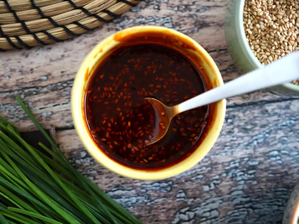 Bibimbap için baharatlı Kore gochujang sosu - fotoğraf 2