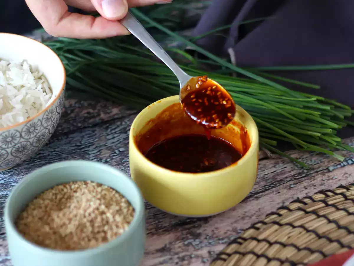 Bibimbap için baharatlı Kore gochujang sosu - fotoğraf 3