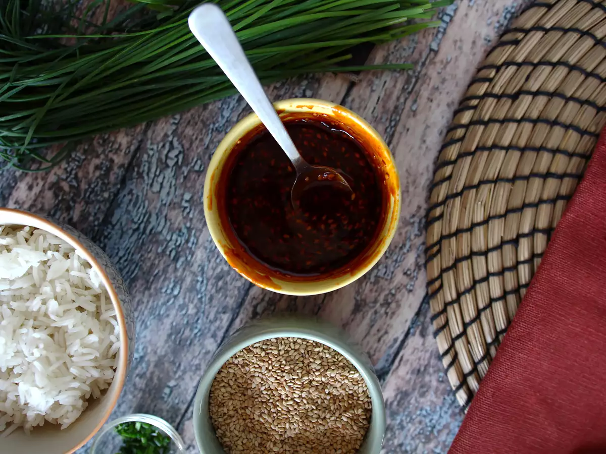 Bibimbap için Kore Usulü Acı Gochujang Sosu - fotoğraf 5