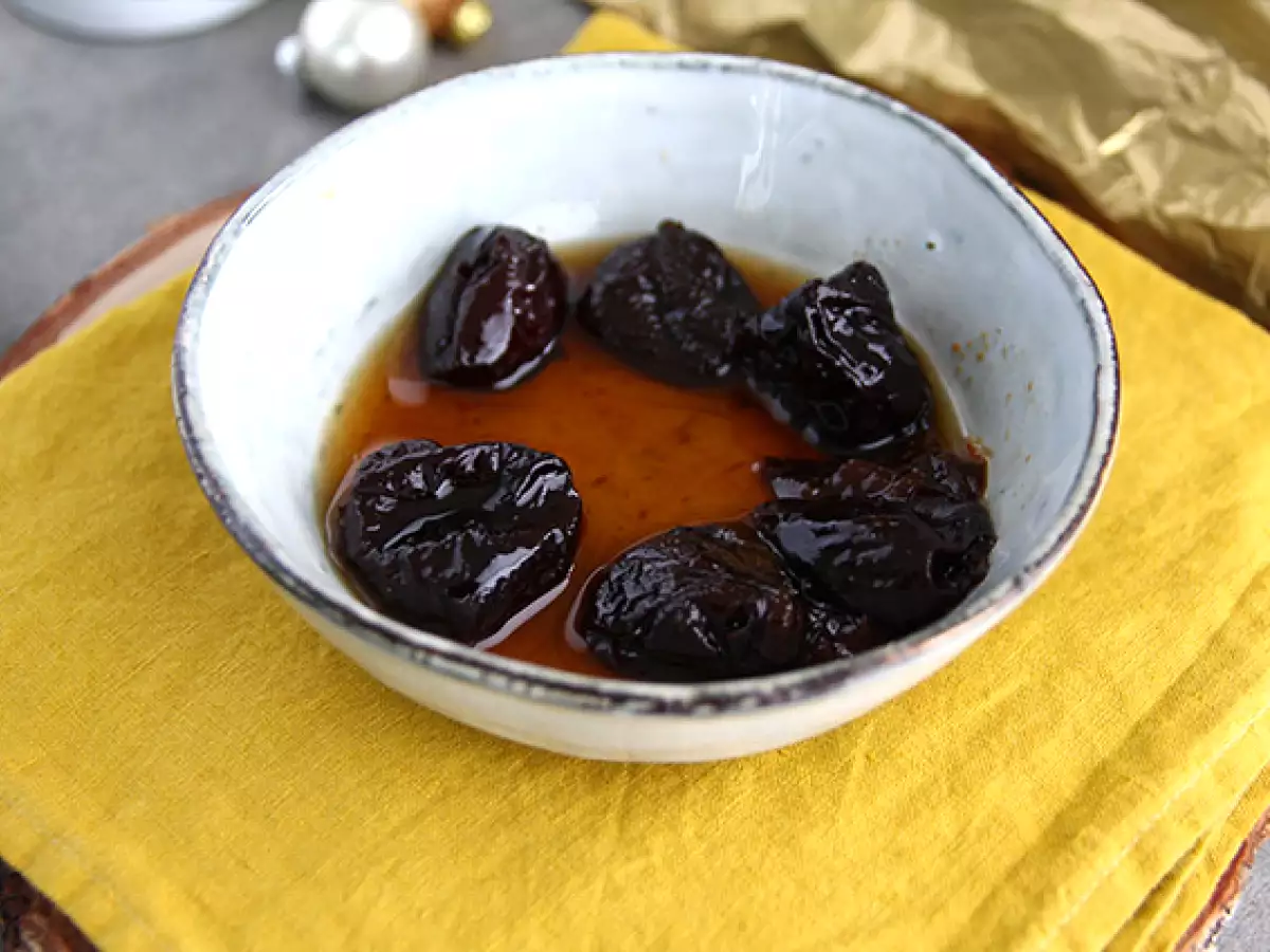 Blanc manger hindistan cevizi ve kuru erik coulis - fotoğraf 8