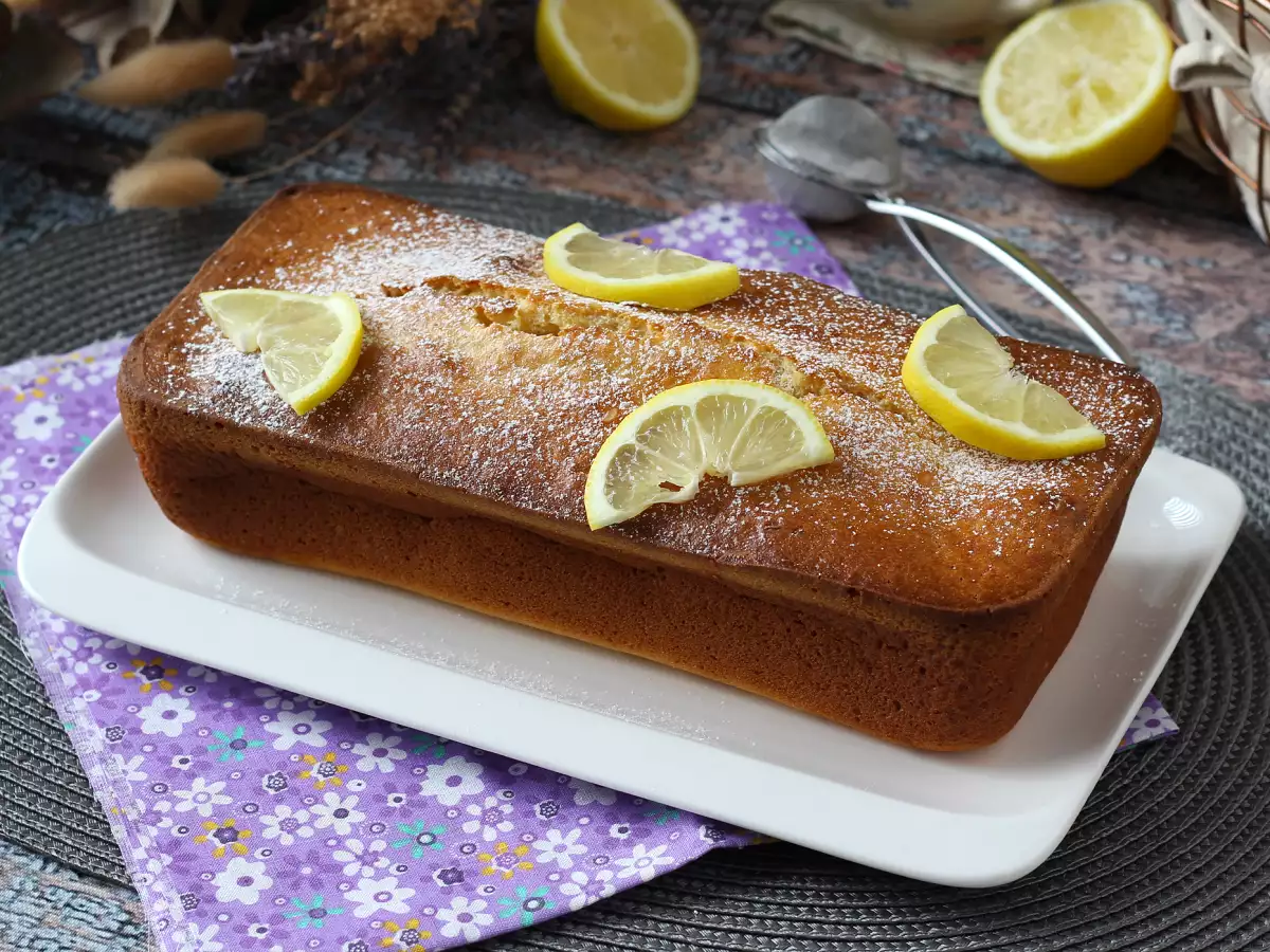Blenderda pratik limonlu kek!
