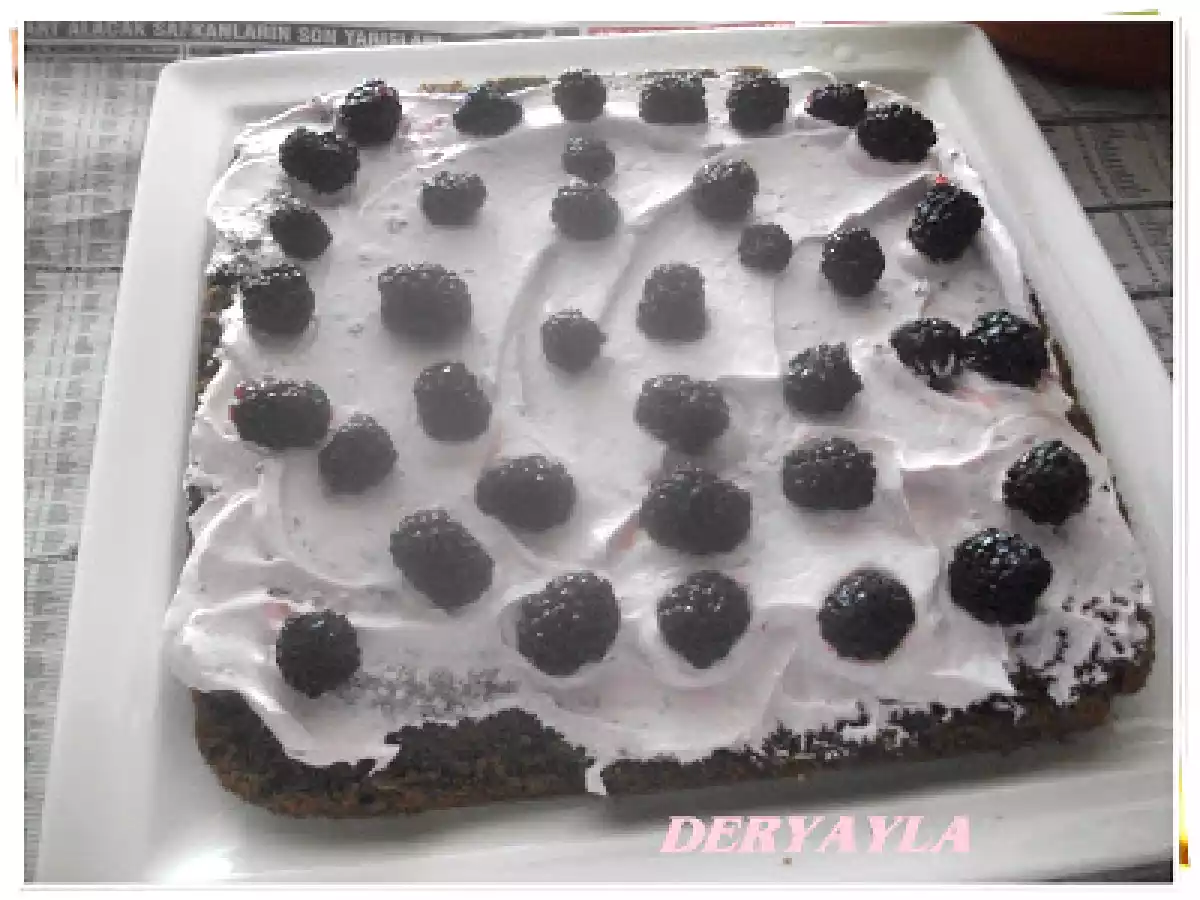 Böğürtlen Güzeli Pastam - fotoğraf 3