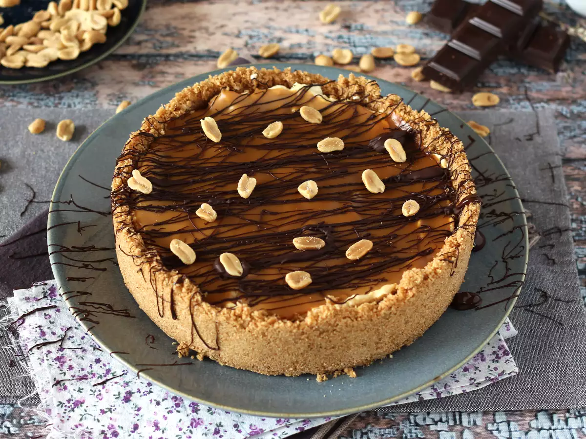 Bol Lezzetli Snickers Usulü Cheesecake - fotoğraf 5