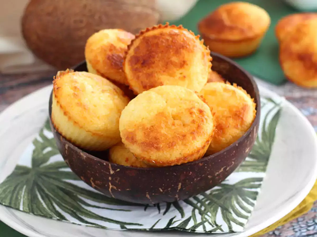 Brezilya Usulü Hindistan Cevizli Muffin: Queijadinhas