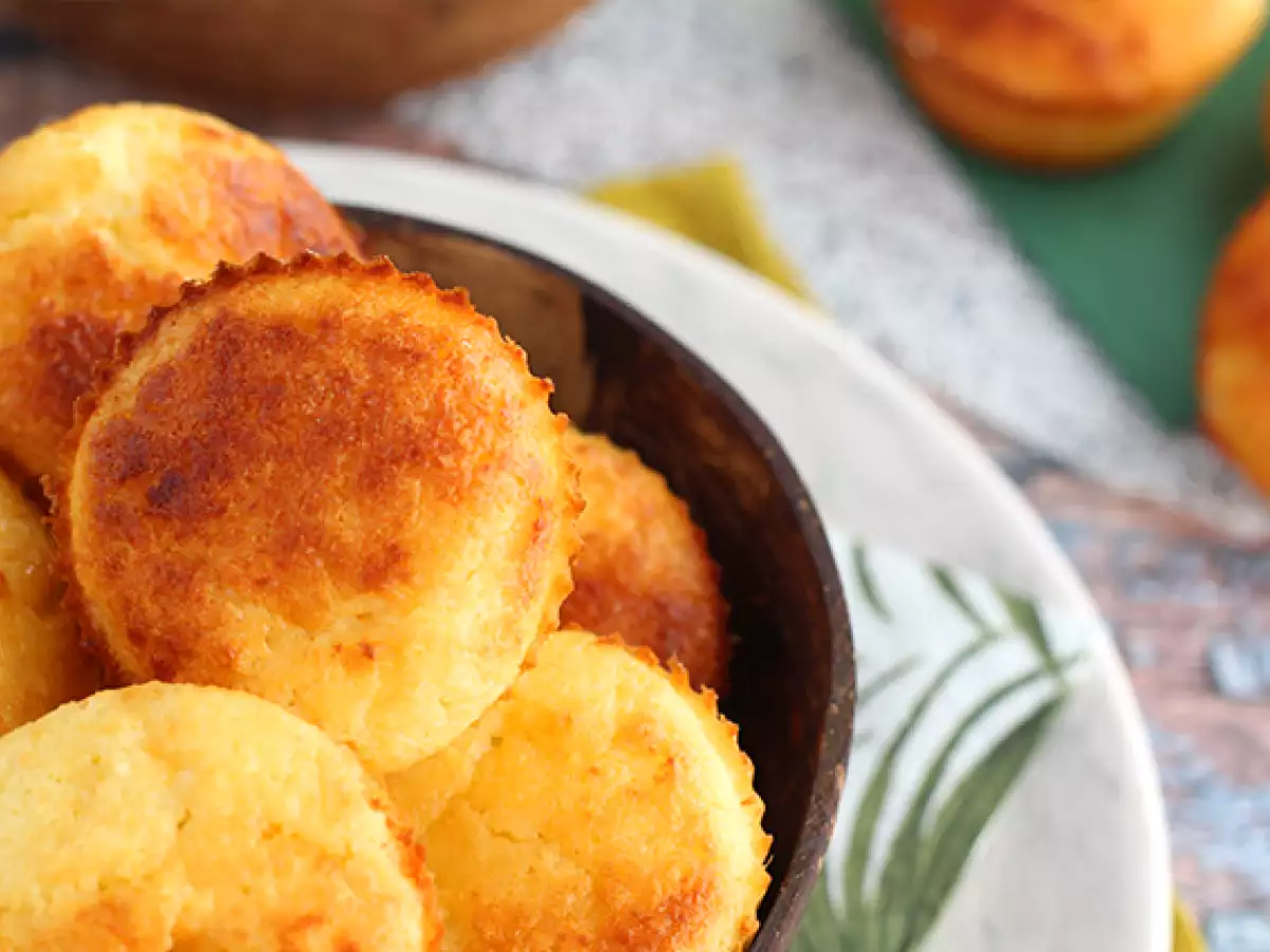 Brezilya Usulü Hindistan Cevizli Muffin: Queijadinhas - fotoğraf 2