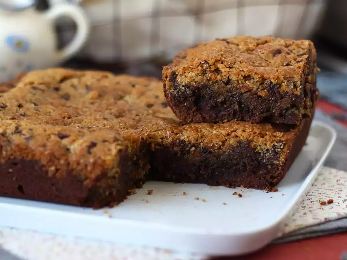 Brookies, brownie ve kurabiyenin mükemmel birleşimi - fotoğraf 3