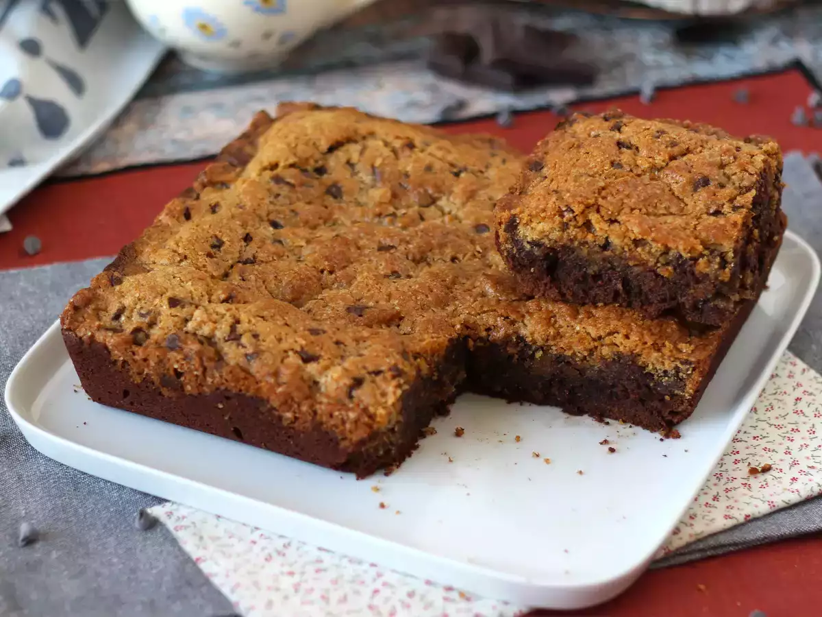 Brookies, brownie ve kurabiyenin mükemmel birleşimi - fotoğraf 5