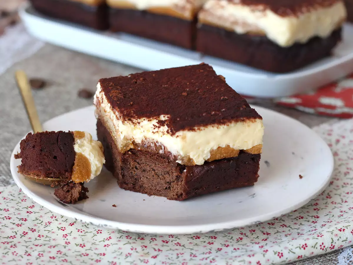 Brownie ve tiramisu sevenler, sizin için mükemmel bir pastamız var! - fotoğraf 3