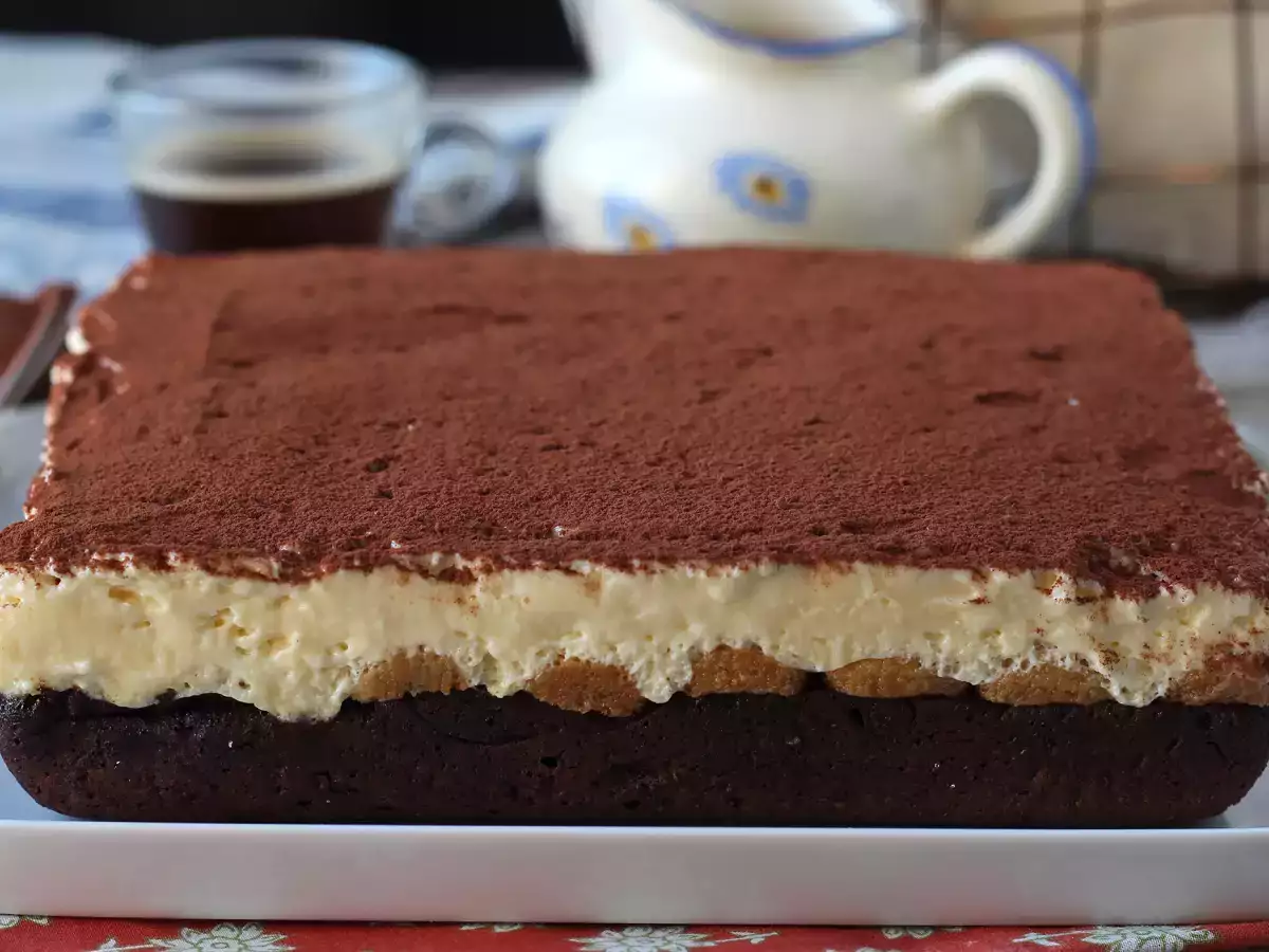 Brownie ve tiramisu sevenler, sizin için mükemmel bir pastamız var! - fotoğraf 6