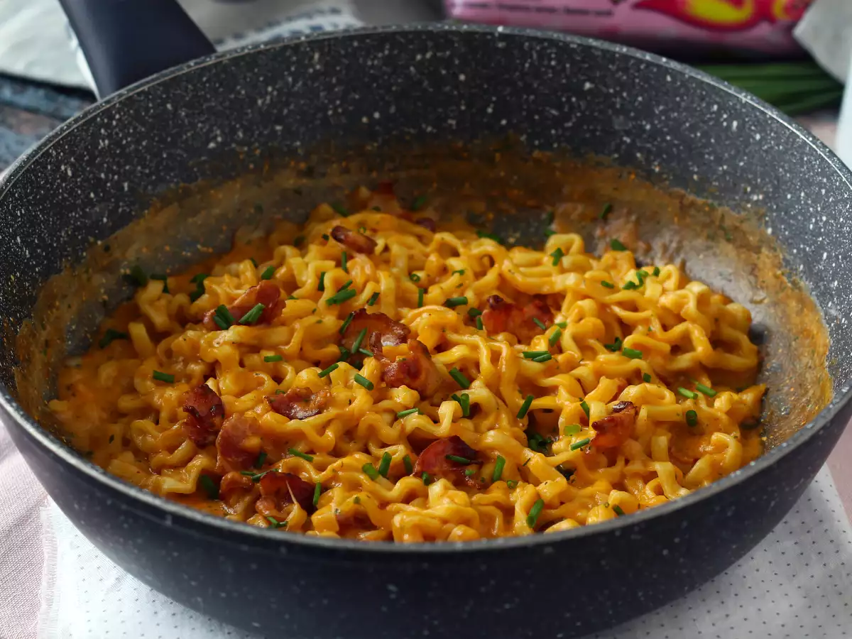 Buldak Carbonara eriştesi nasıl yapılır? En iyi tarif! - fotoğraf 5