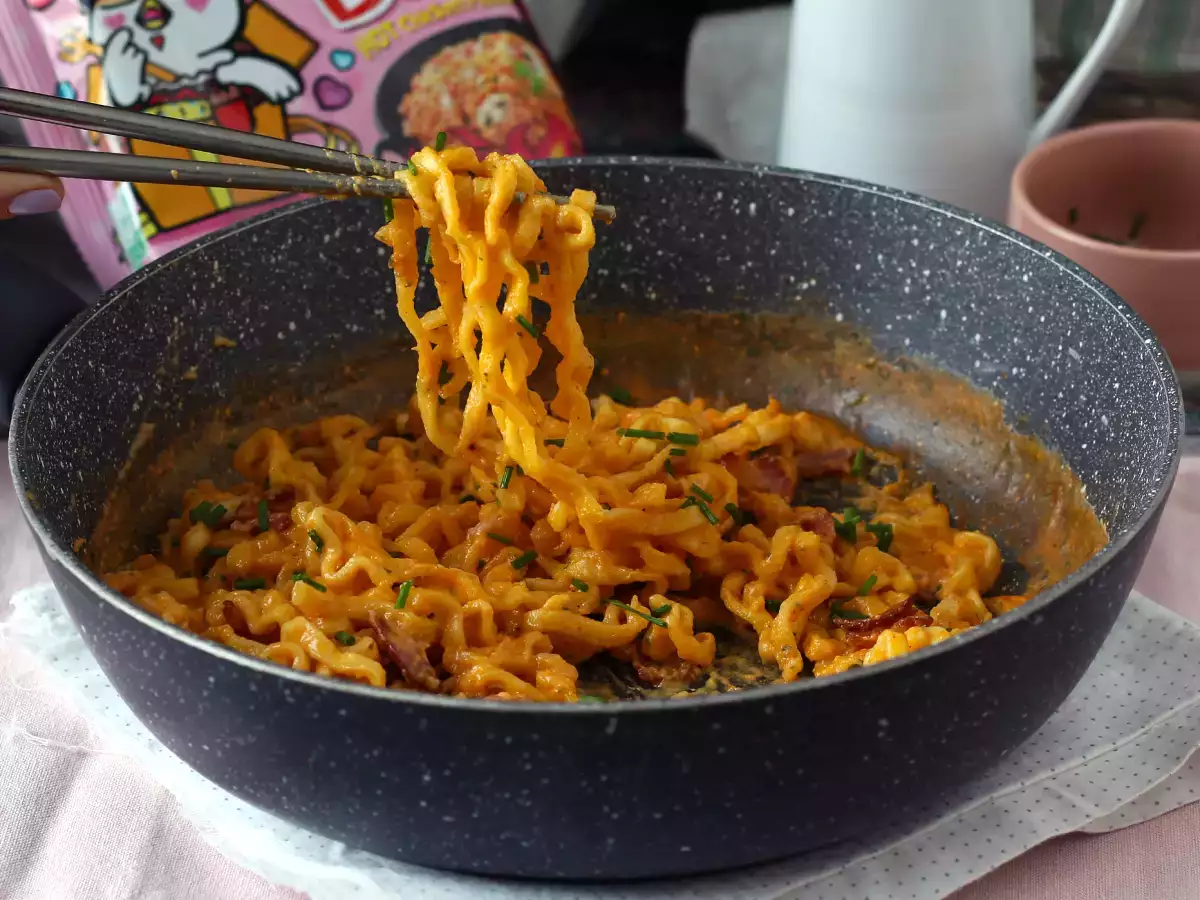 Buldak erişte carbonara lezzeti nasıl pişirilir? En iyi tarif! - fotoğraf 3